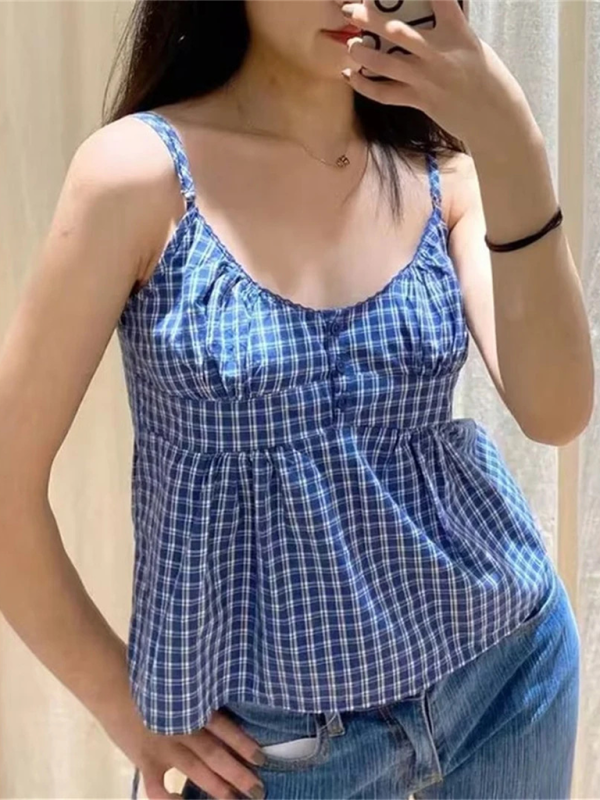 Vintage Rose Floral Multicolor Three-Button Camisole Lace Collar Sweet Outerwear Top-[Adult]-[Female]-2022 Online Blue Zone Planet
