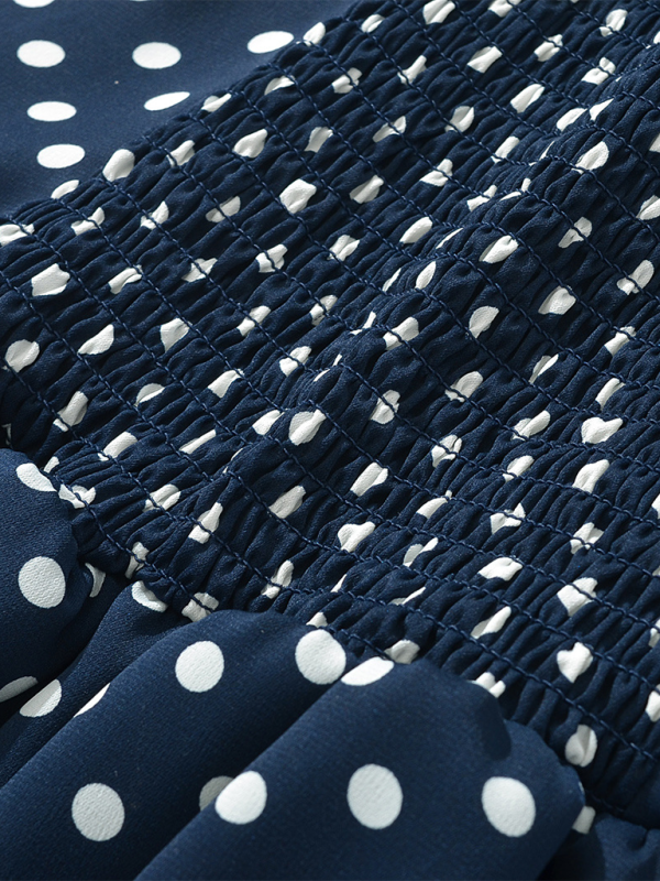 Polka dot print slip dress-[Adult]-[Female]-2022 Online Blue Zone Planet