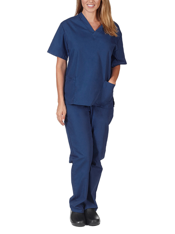 Wash clothes thin doctor surgical gown female nurse work clothes elastic Quick-drying suit-[Adult]-[Female]-Blue-S-2022 Online Blue Zone Planet