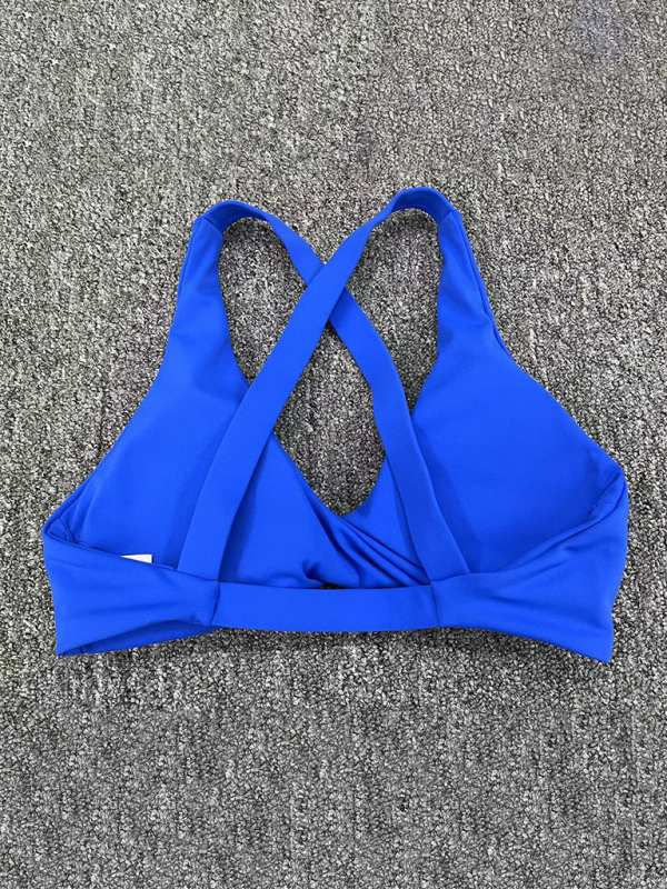 Tight-fitting quick-drying sports yoga bra for outdoor running cross-back fitness underwear-[Adult]-[Female]-2022 Online Blue Zone Planet