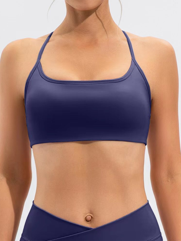 Sport back fitness bra top-[Adult]-[Female]-Champlain color-S-2022 Online Blue Zone Planet