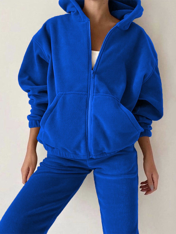 New fashion sports leisure sweater set-[Adult]-[Female]-2022 Online Blue Zone Planet