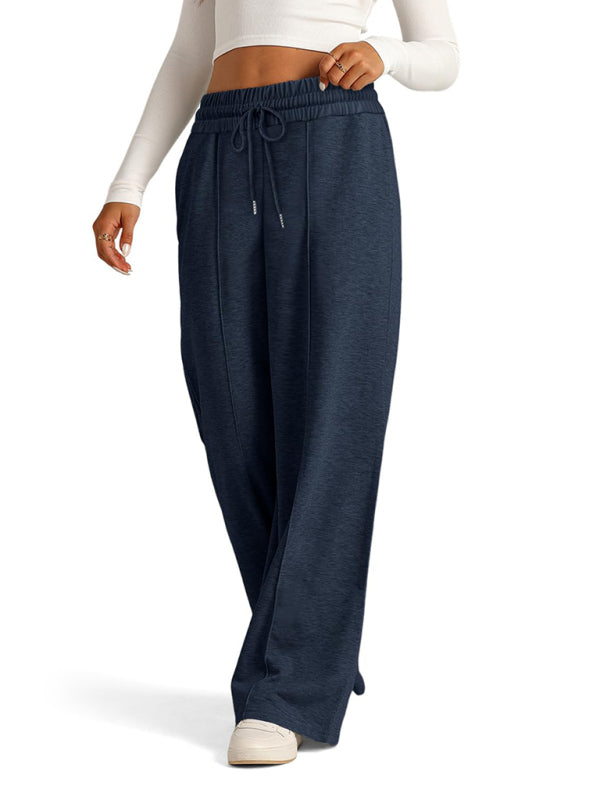 Cara's Tie-Dye Solid Color Wide Leg Pants-BOTTOMS SIZES SMALL MEDIUM LARGE-[Adult]-[Female]-2022 Online Blue Zone Planet