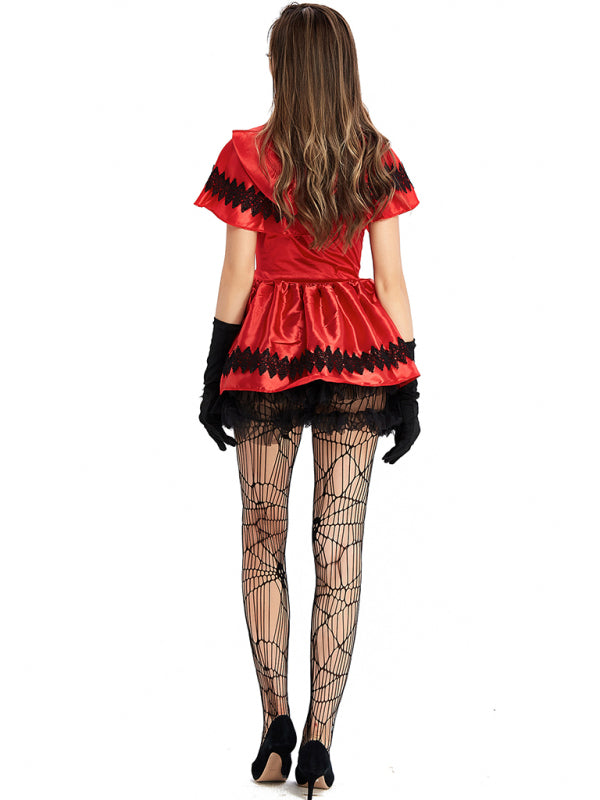 Blue Zone Planet | Little Red Riding Hood Halloween Costume-Tops / Dresses-[Adult]-[Female]-2022 Online Blue Zone Planet