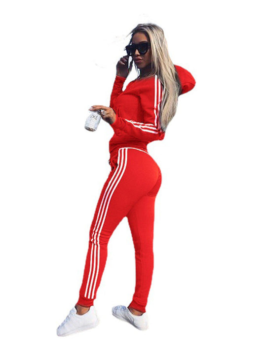 Ladies sports suits-[Adult]-[Female]-Red-S-2022 Online Blue Zone Planet