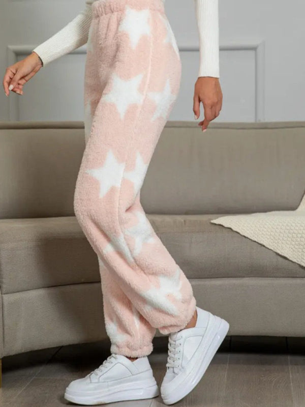 Blue Zone Planet | New coral fleece pajamas-[Adult]-[Female]-2022 Online Blue Zone Planet