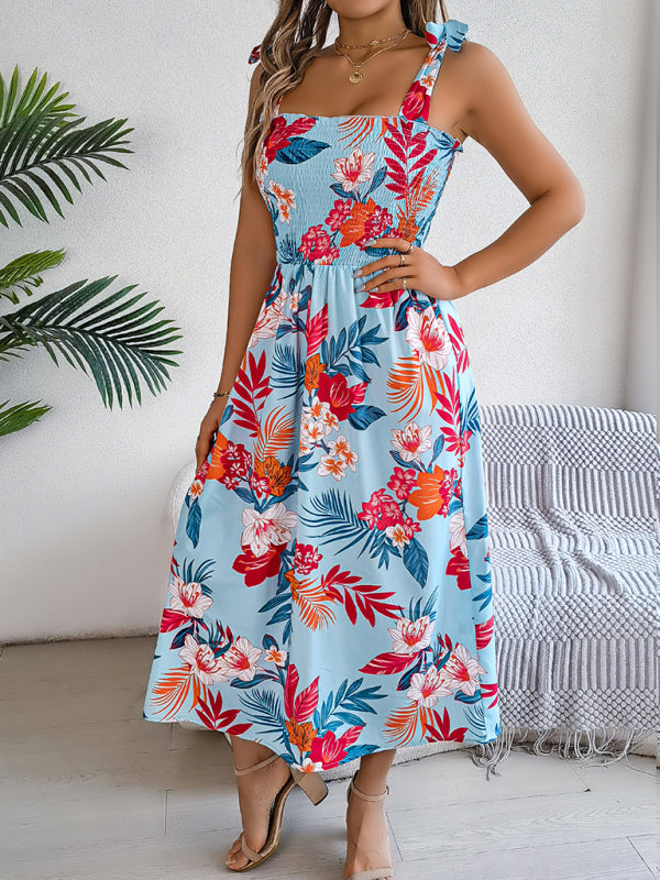 beach flower dresses cloud hawaiian maxi dress