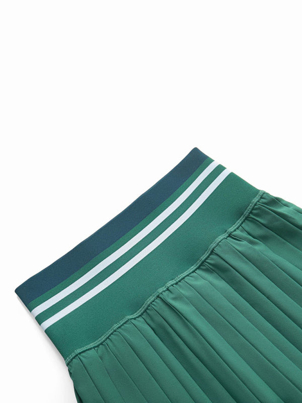 High-Waist Threaded Quick-Dry Sports Skirt with Built-In Shorts-BOTTOM SIZES SMALL MEDIUM LARGE-[Adult]-[Female]-2022 Online Blue Zone Planet