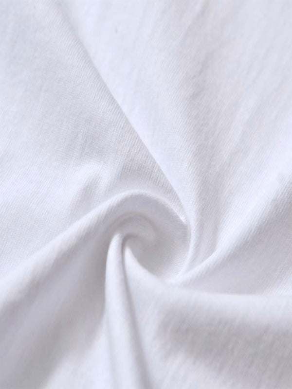 Love Easter pattern round neck short sleeve T-shirt-[Adult]-[Female]-2022 Online Blue Zone Planet
