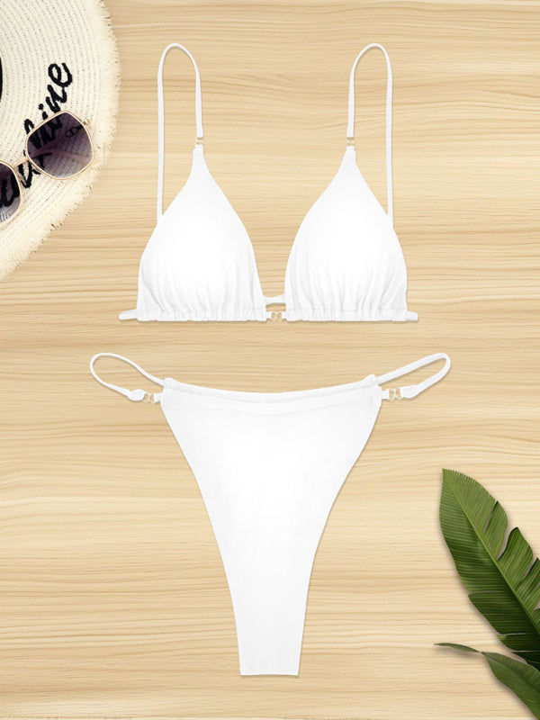 Simple solid color sexy bikini-[Adult]-[Female]-2022 Online Blue Zone Planet