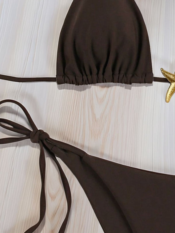 Sexy starfish strappy bikini-[Adult]-[Female]-2022 Online Blue Zone Planet