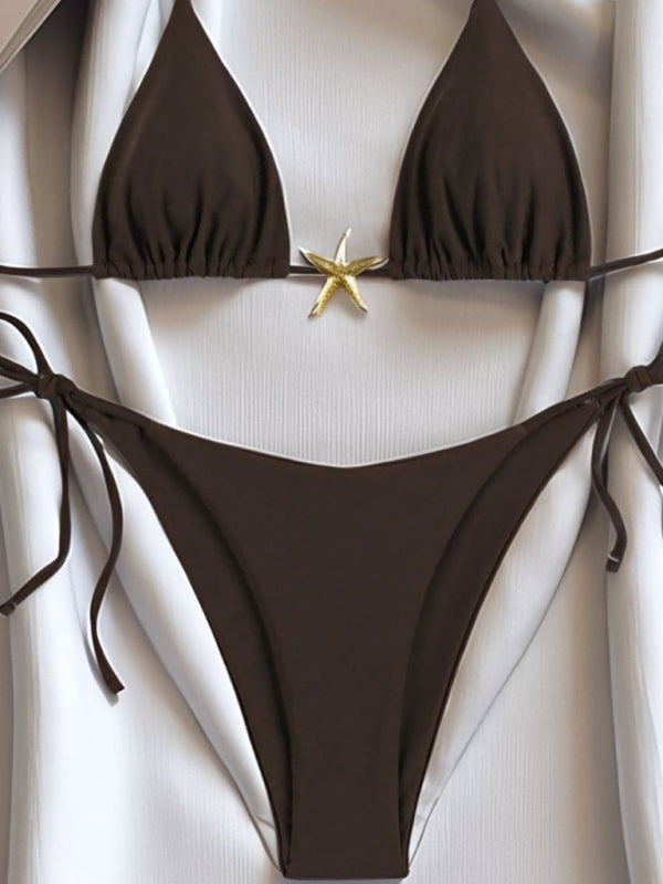 Sexy starfish strappy bikini-[Adult]-[Female]-2022 Online Blue Zone Planet
