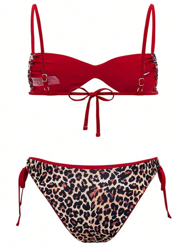 Leopard print swimsuit-[Adult]-[Female]-2022 Online Blue Zone Planet