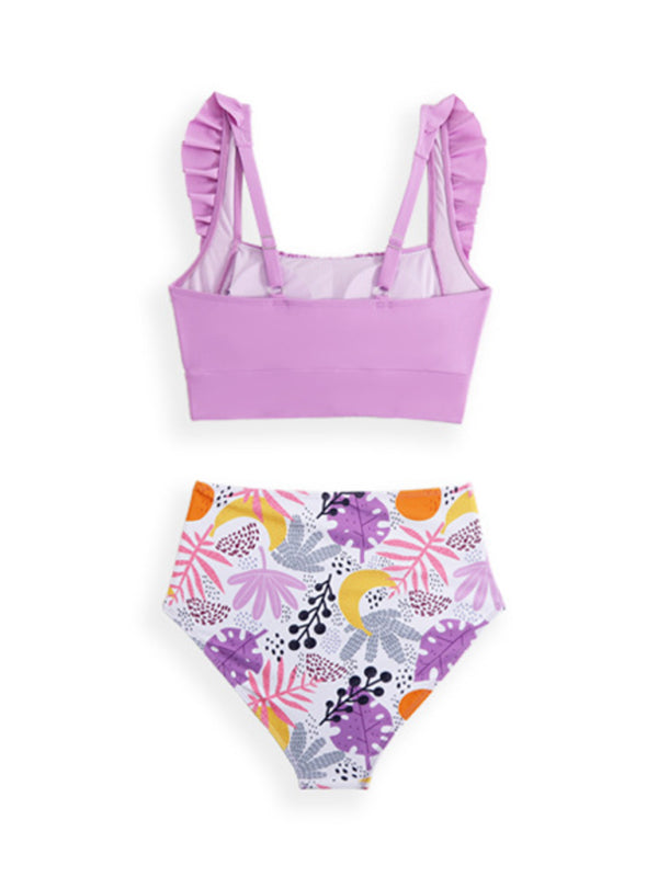 New swimsuit ruffled three-piece bikini-[Adult]-[Female]-2022 Online Blue Zone Planet