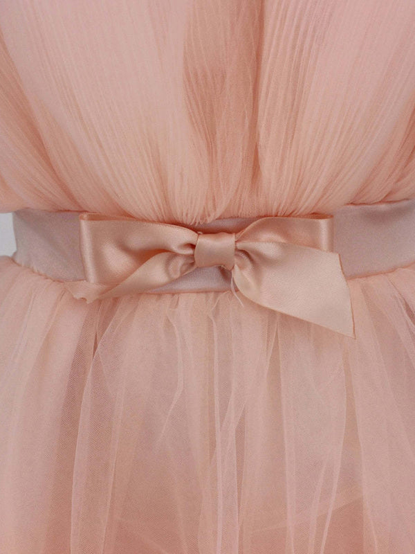 Tulle Bow Tulle Dress-TOPS / DRESSES-[Adult]-[Female]-2022 Online Blue Zone Planet