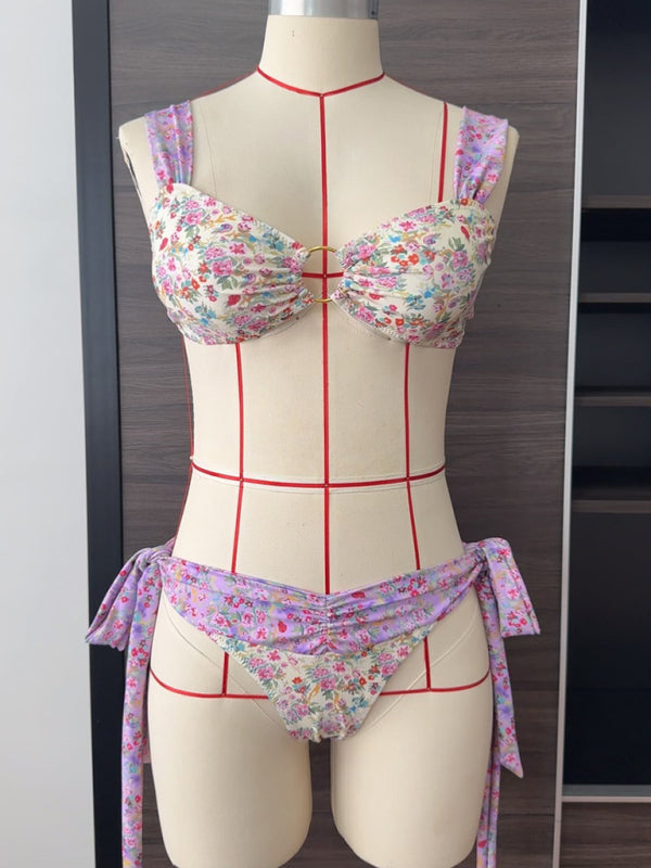Floral Hoop Bikini-[Adult]-[Female]-2022 Online Blue Zone Planet