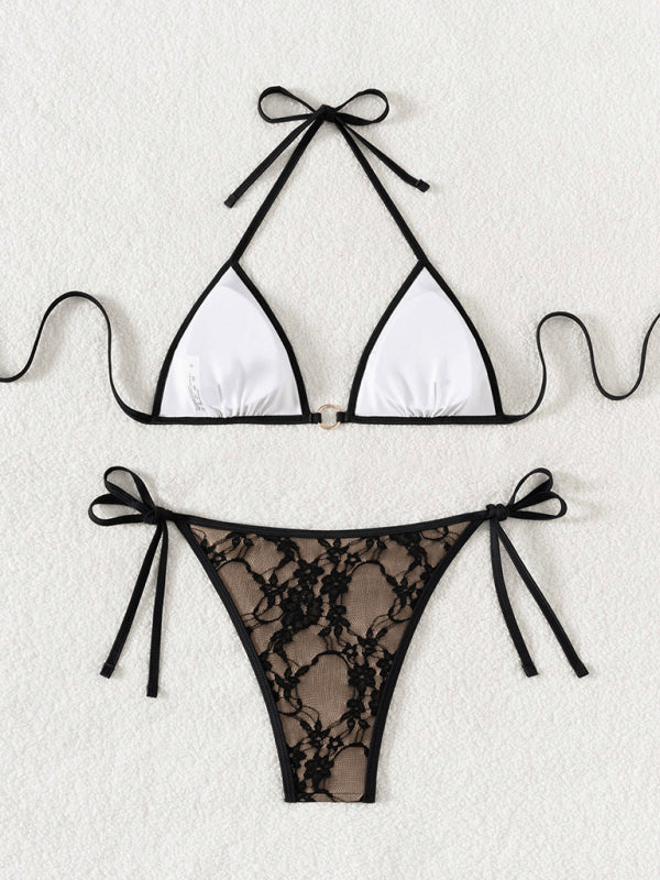 Black lace and nude backless bikini-[Adult]-[Female]-2022 Online Blue Zone Planet