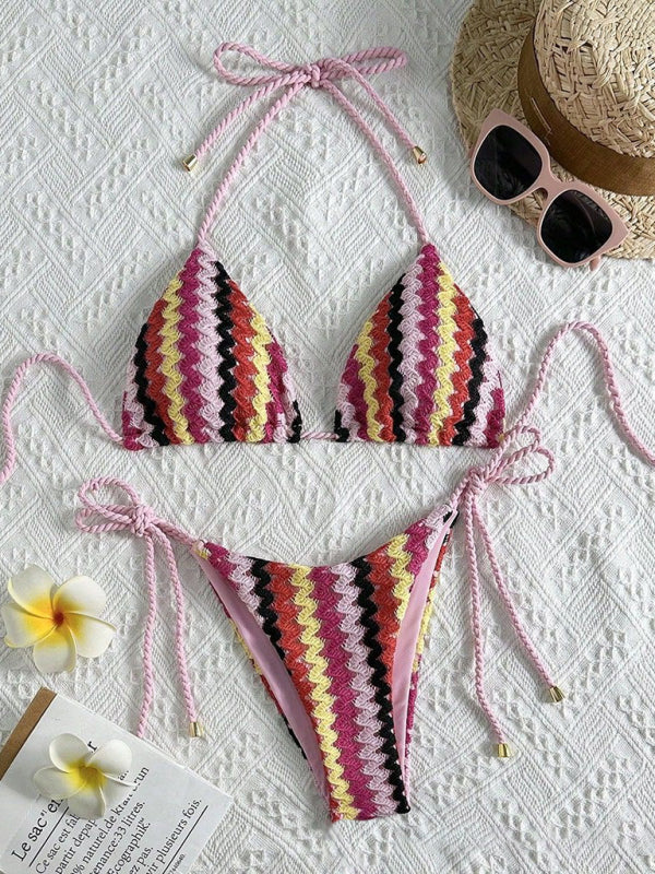 Kat's Knitted String Bikini-[Adult]-[Female]-Pink-XS-2022 Online Blue Zone Planet