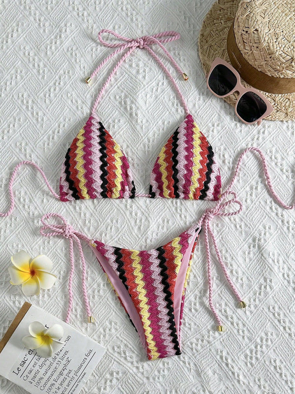 Kat's Knitted String Bikini-[Adult]-[Female]-2022 Online Blue Zone Planet