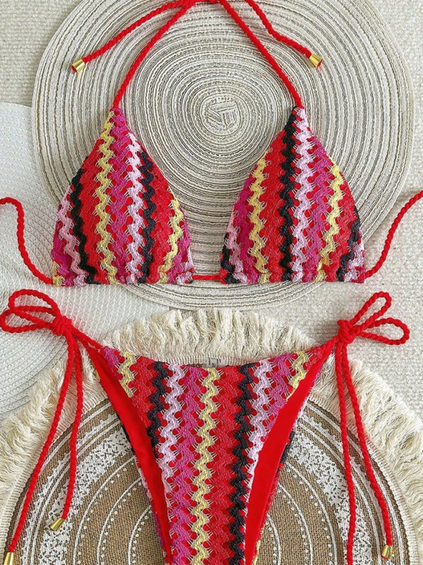 Kat's Knitted String Bikini-[Adult]-[Female]-2022 Online Blue Zone Planet