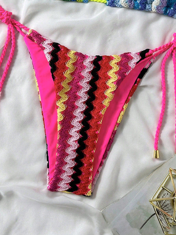 Kat's Knitted String Bikini-[Adult]-[Female]-2022 Online Blue Zone Planet