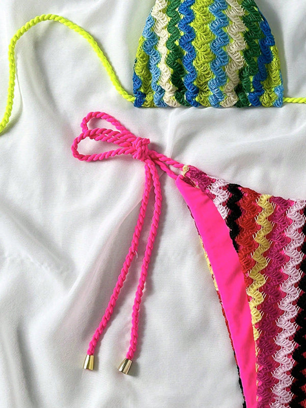 Kat's Knitted String Bikini-[Adult]-[Female]-2022 Online Blue Zone Planet