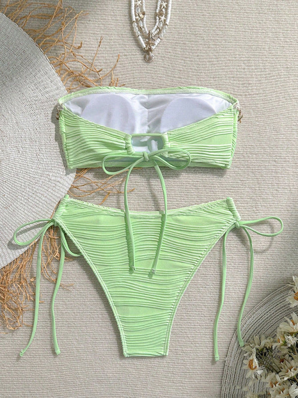 Holly's Starfish Shell Tassel Swimsuit Bikini-[Adult]-[Female]-2022 Online Blue Zone Planet
