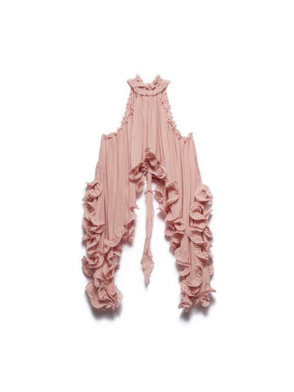 New style ruffle sleeveless skirt set-[Adult]-[Female]-2022 Online Blue Zone Planet