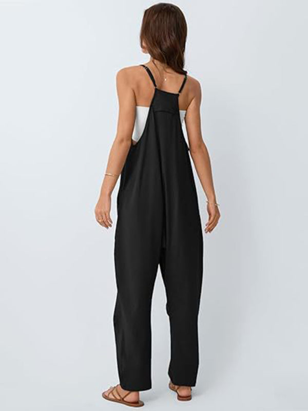 Women'S Casual Suspender Overalls-[Adult]-[Female]-2022 Online Blue Zone Planet