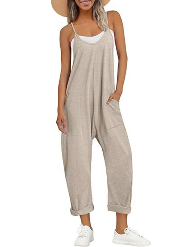 Women'S Casual Suspender Overalls-[Adult]-[Female]-2022 Online Blue Zone Planet