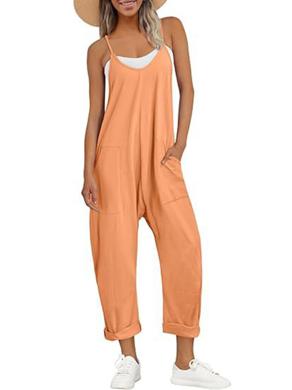 Women'S Casual Suspender Overalls-[Adult]-[Female]-2022 Online Blue Zone Planet