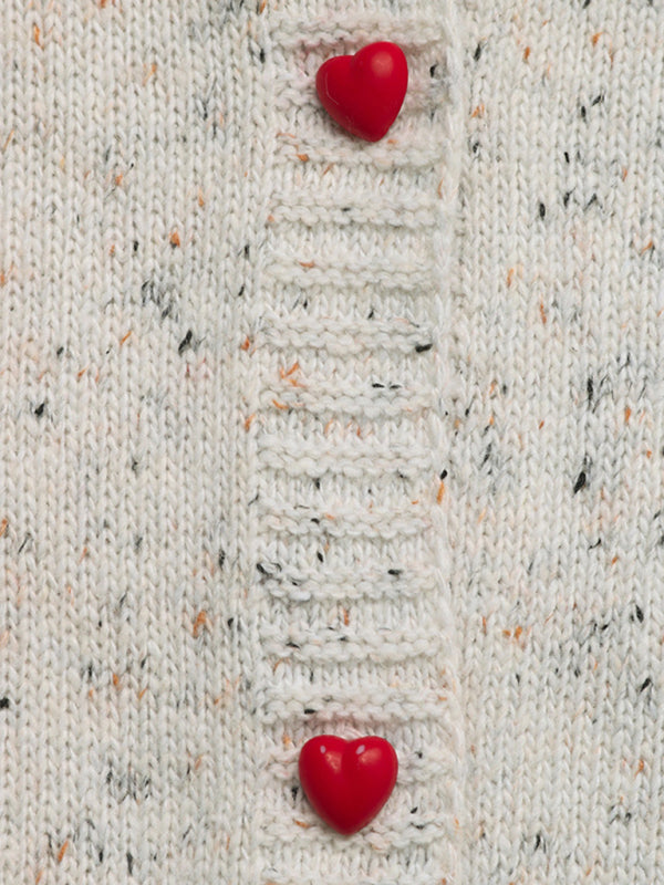 Casual contrast color sweater elegant knitted cardigan-[Adult]-[Female]-2022 Online Blue Zone Planet