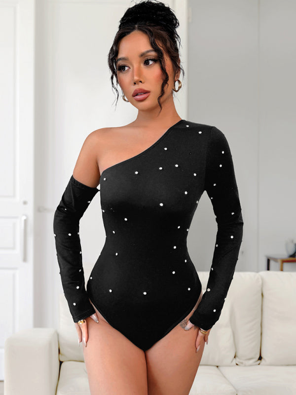 New Fashion Slim Hot Girl Long Sleeve T-Shirt Bodysuit