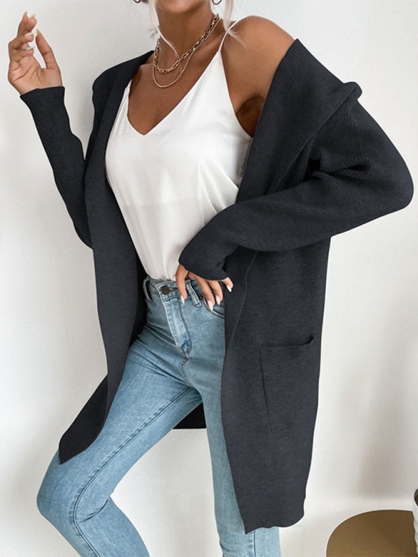 Knitted cardigan casual versatile sweater jacket