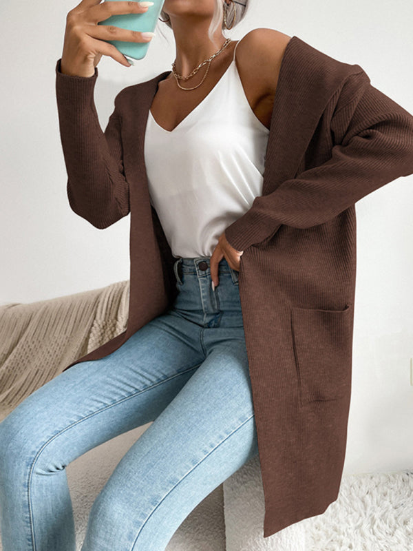 Knitted cardigan casual versatile sweater jacket