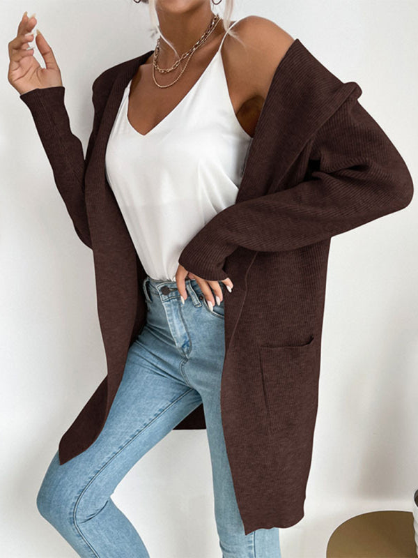Knitted cardigan casual versatile sweater jacket