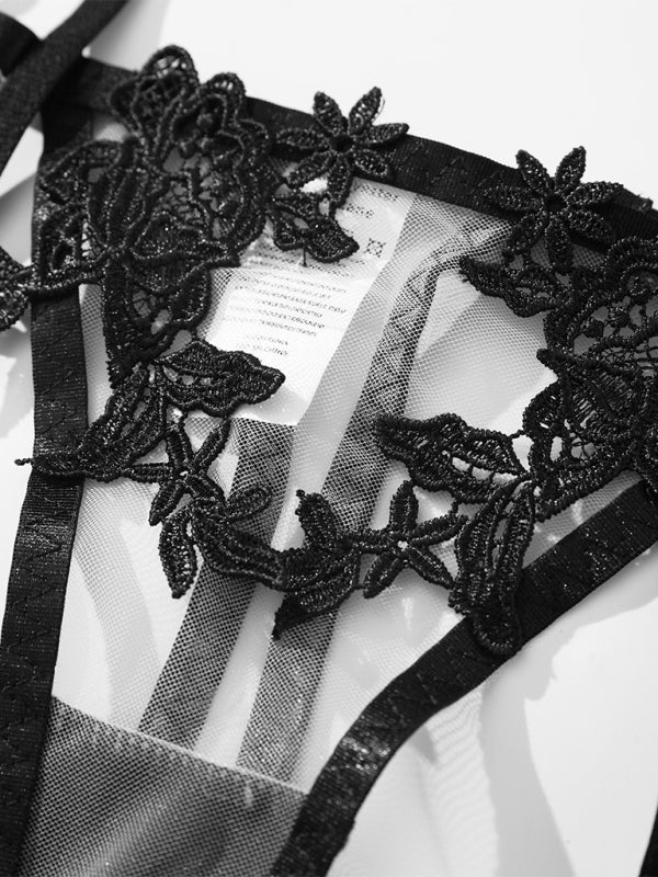 New Embroidered See-Through Sexy Lingerie Bra Set-[Adult]-[Female]-2022 Online Blue Zone Planet