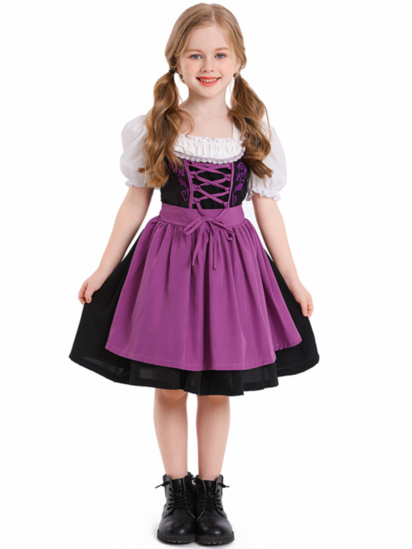 Halloween costumes cute children's beer festival skirts multi-color campus activities girls costumes-[Adult]-[Female]-2022 Online Blue Zone Planet