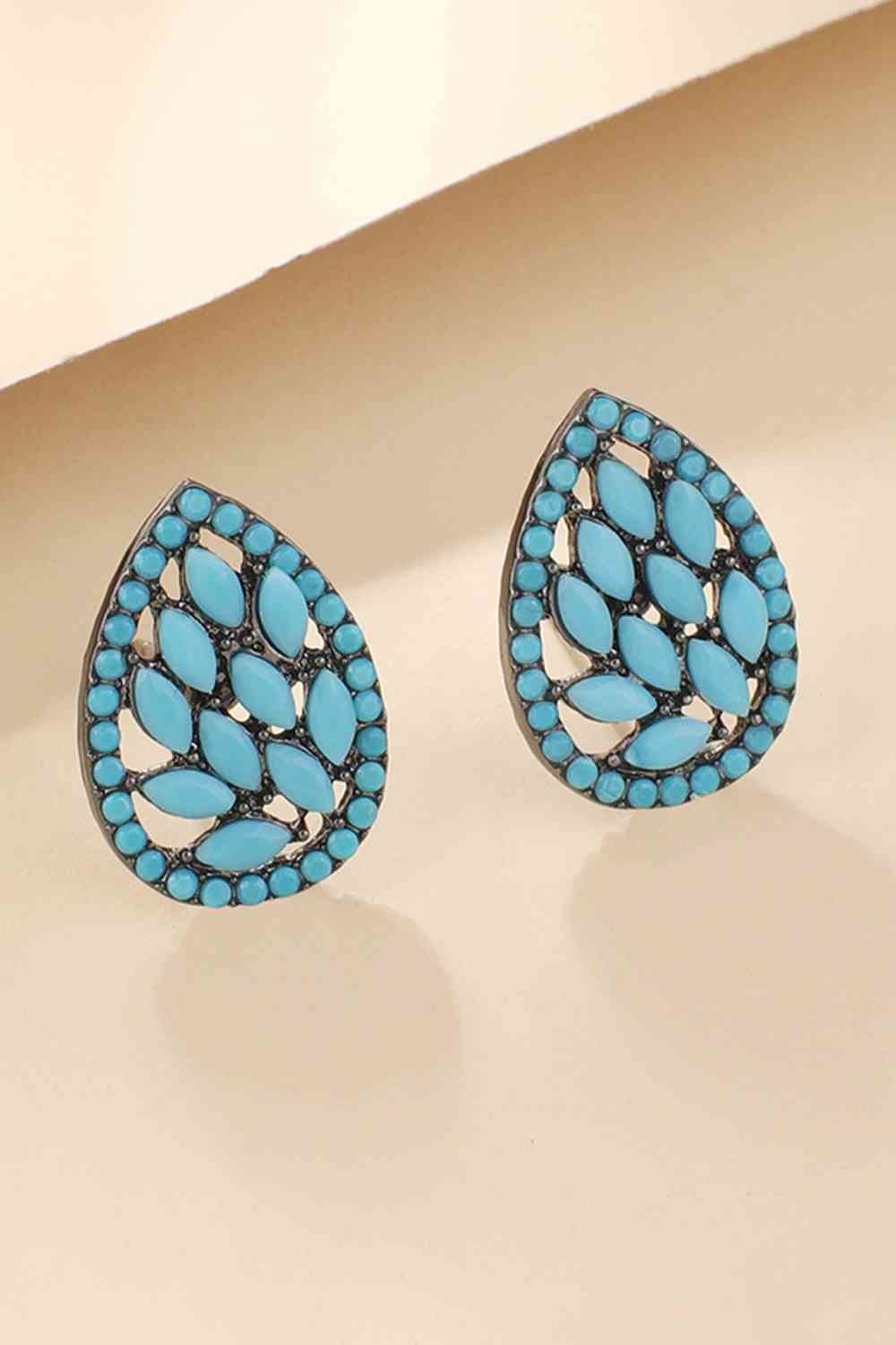 Turquoise Stud Earrings BLUE ZONE PLANET