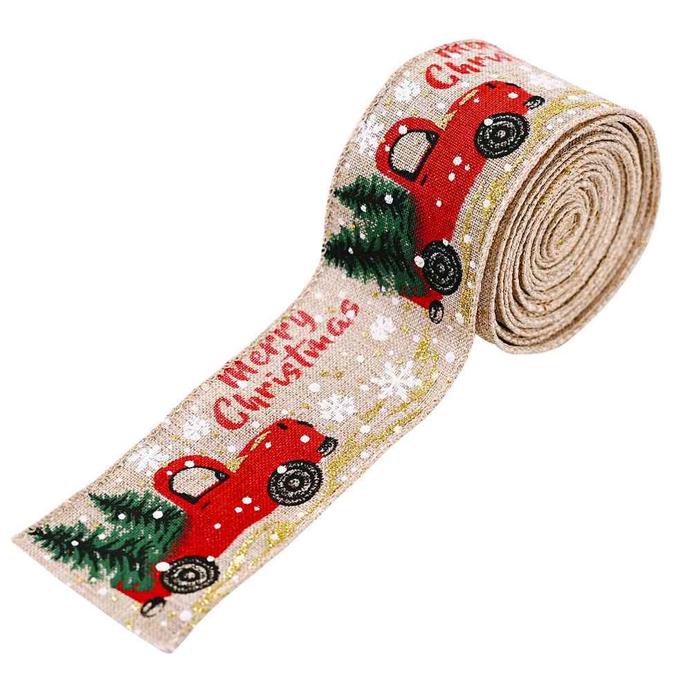 Car & Christmas Tree Ribbon BLUE ZONE PLANET