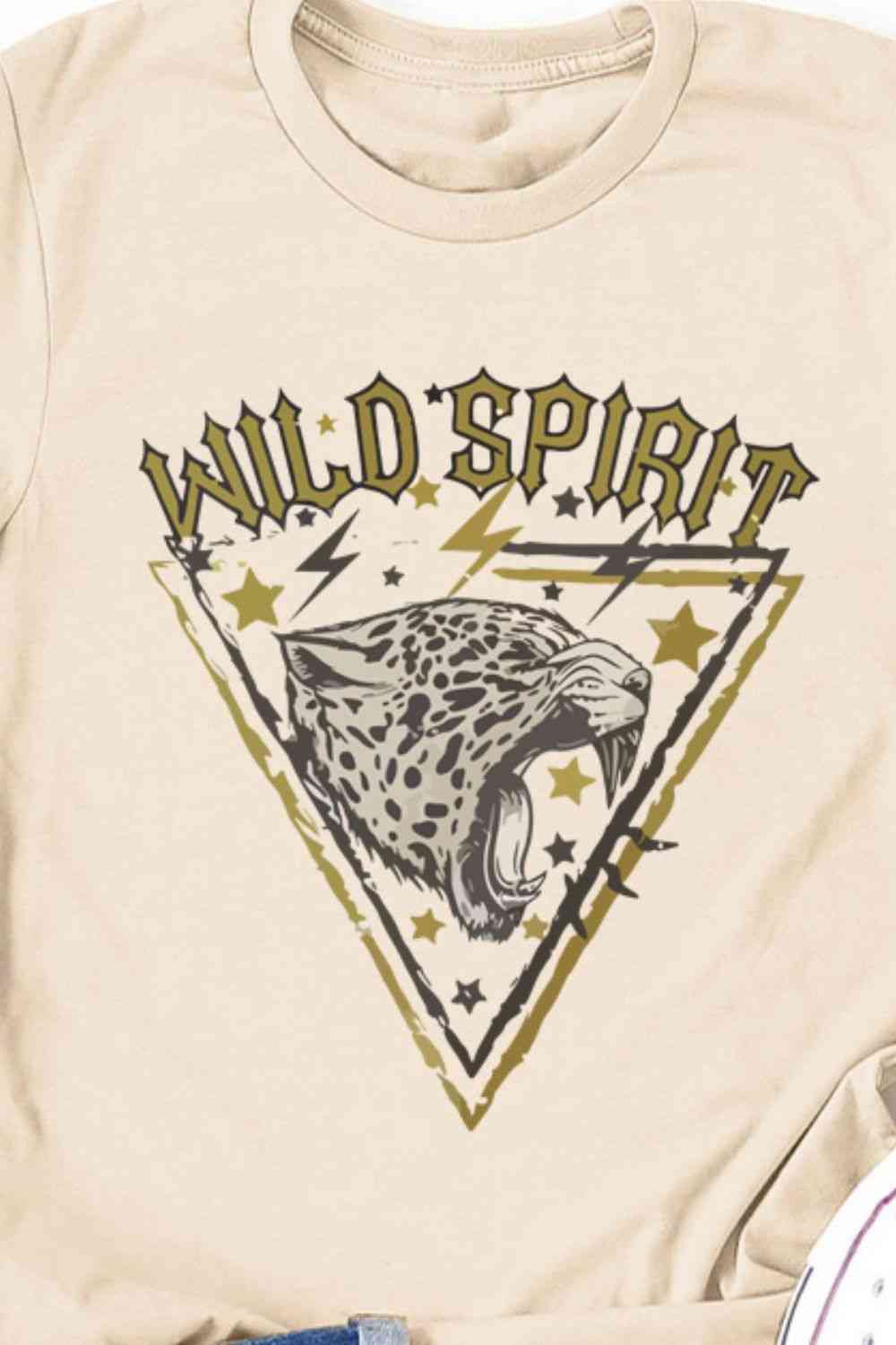 WILD SPIRIT Graphic Short Sleeve T-Shirt BLUE ZONE PLANET