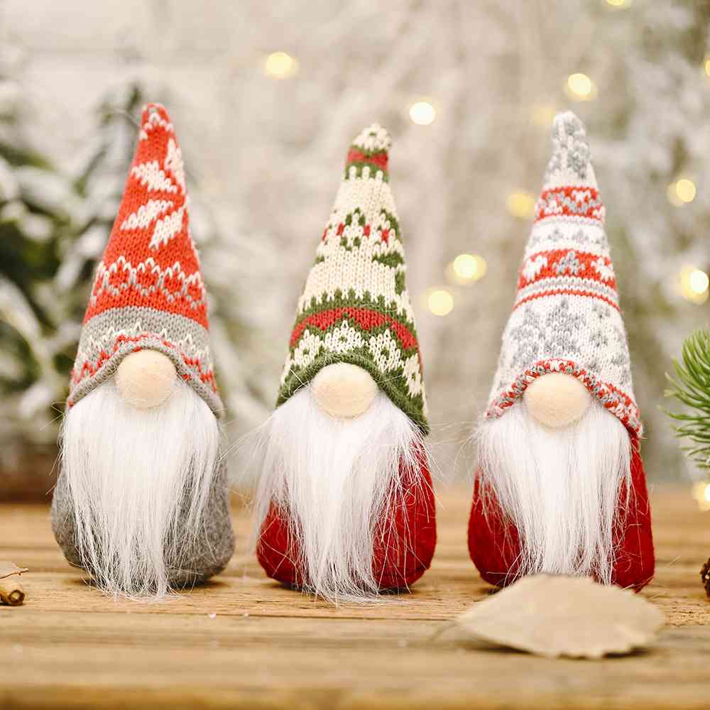 Assorted 2-Piece Faceless Gnomes BLUE ZONE PLANET