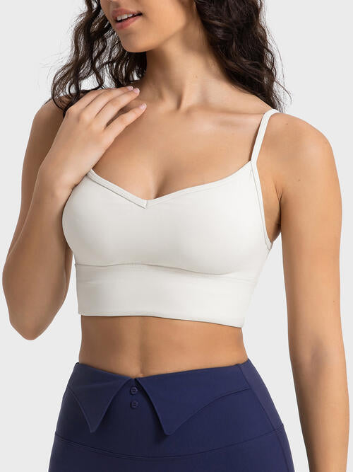 Spaghetti Strap Sport Bra BLUE ZONE PLANET