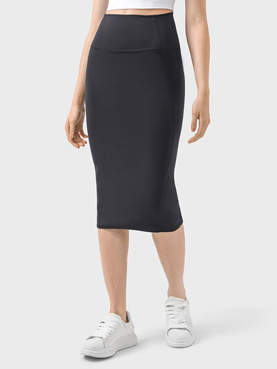 Blue Zone Planet |  Slit Wrap Active Skirt BLUE ZONE PLANET