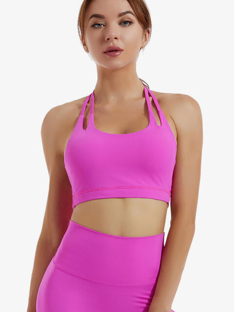 T-Back Sports Bra-TOPS / DRESSES-[Adult]-[Female]-Hot Pink-S-2022 Online Blue Zone Planet