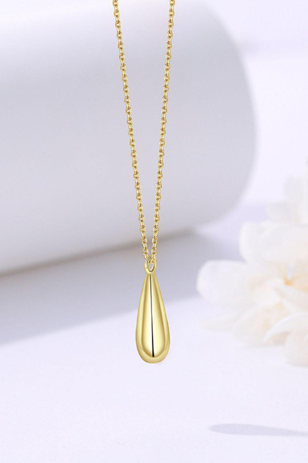 18K Gold-Plated Pendant Necklace BLUE ZONE PLANET