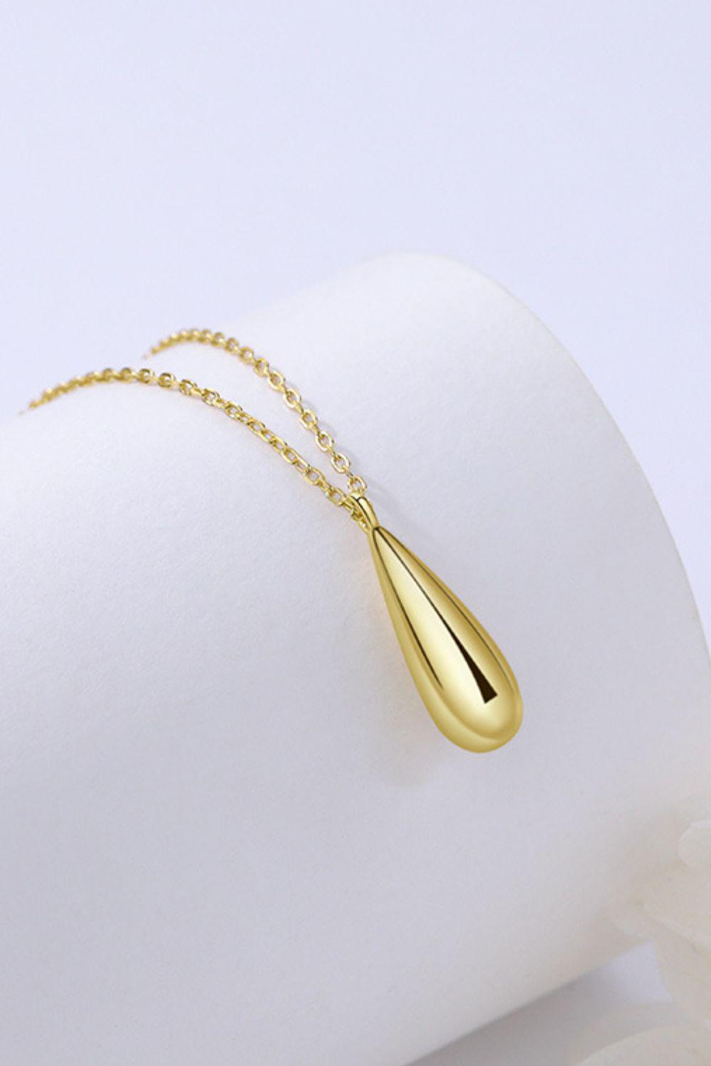 18K Gold-Plated Pendant Necklace BLUE ZONE PLANET