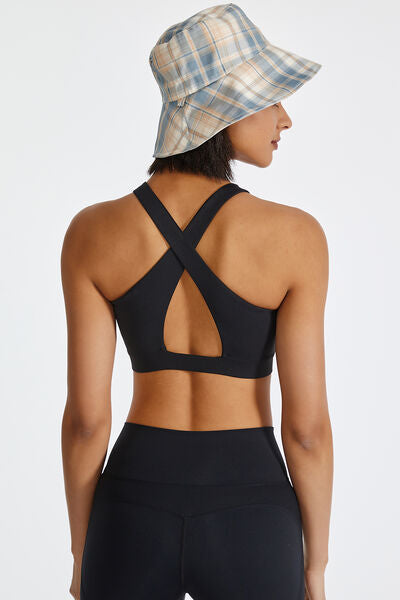 Ruched Crisscross Active Tank BLUE ZONE PLANET