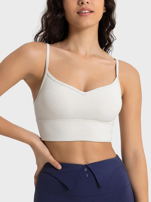 Spaghetti Strap Sport Bra BLUE ZONE PLANET