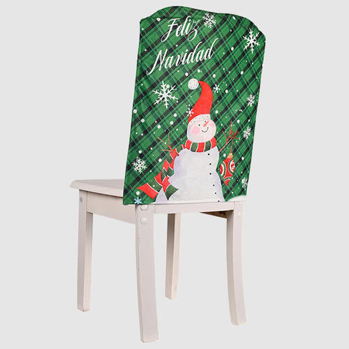 Christmas Chair Cover BLUE ZONE PLANET